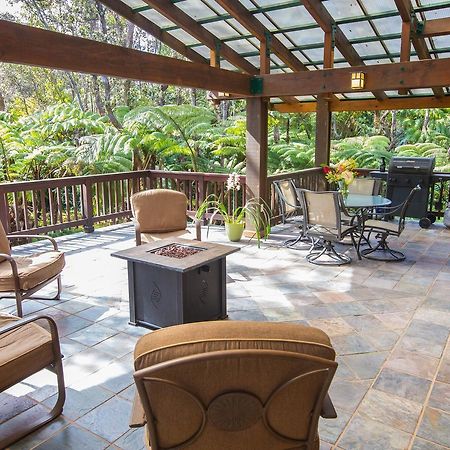 Hale Mauna Loa Upper Level With Shared Hot Tub Volcano Ngoại thất bức ảnh