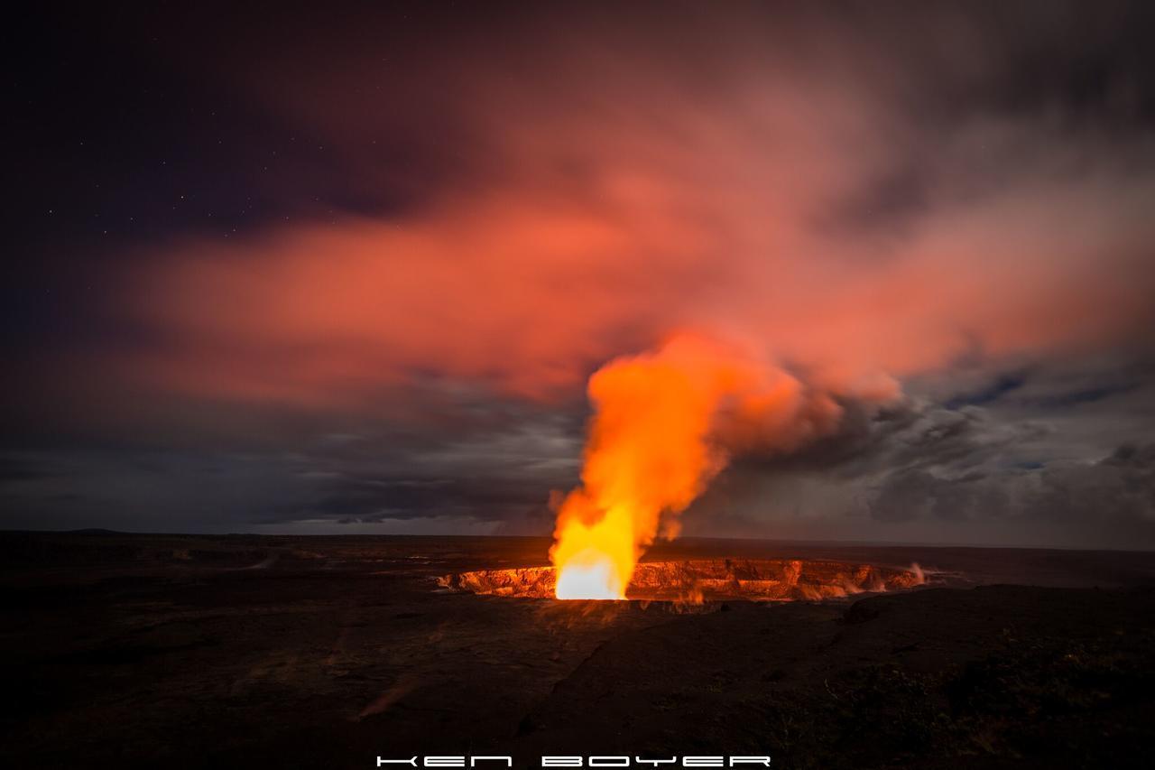 Hale Mauna Loa Upper Level With Shared Hot Tub Volcano Ngoại thất bức ảnh